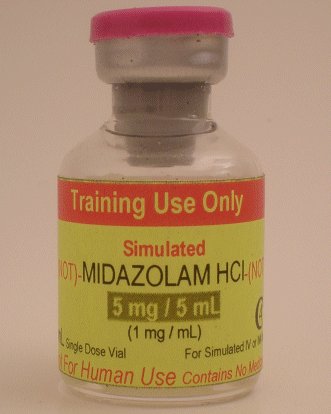 Simulated Midazolam HCl 5 mg/ 5 mL(10 vials/unit)
